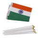 thumbnail image 3 of 12 Piezas Bandera de India Banderín de Mano Nacional Poliéster Baoblaze Banderas que agitan de la mano, 3 of 5