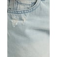 thumbnail image 6 of Justice Girls Mini Mom Light Wash Jean Short, Sizes 6-18, Slim & Plus, 6 of 7