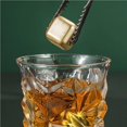 thumbnail image 4 of Cateissary Cubos de hielo reutilizables con piedras doradas para whisky, enfriador de whisky con rocas para enfriar, cubo de hielo para whisky, enfriador de Cocina y Comedor Cateissary HA017099-00, 4 of 6