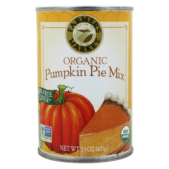 Farmer's Market Organic Pumpkin Pie Mix 15 oz. (Pack of 6)