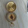 thumbnail image 4 of relayinert Brushed Ride Compass With High-end Texture Fishing For Friends Copper Compass Mom  for Daughter, 4 of 6