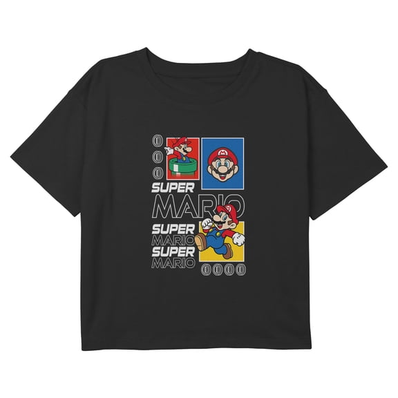Girls Nintendo Super Mario Coins T Shirt