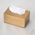 thumbnail image 3 of Caja de pañuelos de metal portátil BLESIY Soporte de tapa de caja de pañuelos 19x12x9cm, 3 of 7