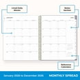 thumbnail image 4 of Blue Sky 2026 Weekly and Monthly Planner Calendar, January 2026 - December 2026, 8.5" x 11", Flexible Cover, Laminated Tabs, Durable Twin Wire Binding, Storage Pocket, Tula, 4 of 9
