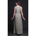 thumbnail image 4 of Bimba Robe Longue Sans Manches à Imprimé Floral pour Femmes Style Chic Maxi-Robe-X-Grand, 4 of 5