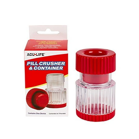3 Pack - Pill Crusher & Container Crush Powder Medicine + (Best Way To Crush A Pill)