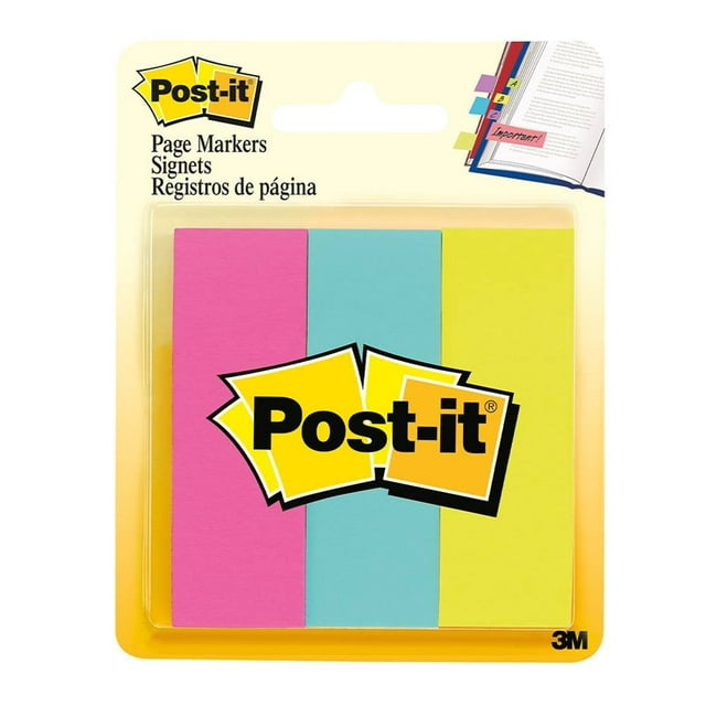 Marcadores de Página Post-it de 1x3 Pulgadas