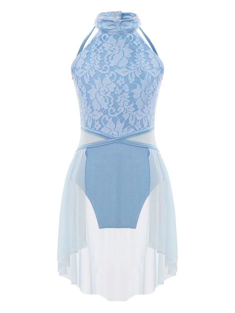 light blue dance dress Gorgeous Backless Light Blue Floral Lace Long Prom Dress with Slit,Formal  Dresses,Dance Dress