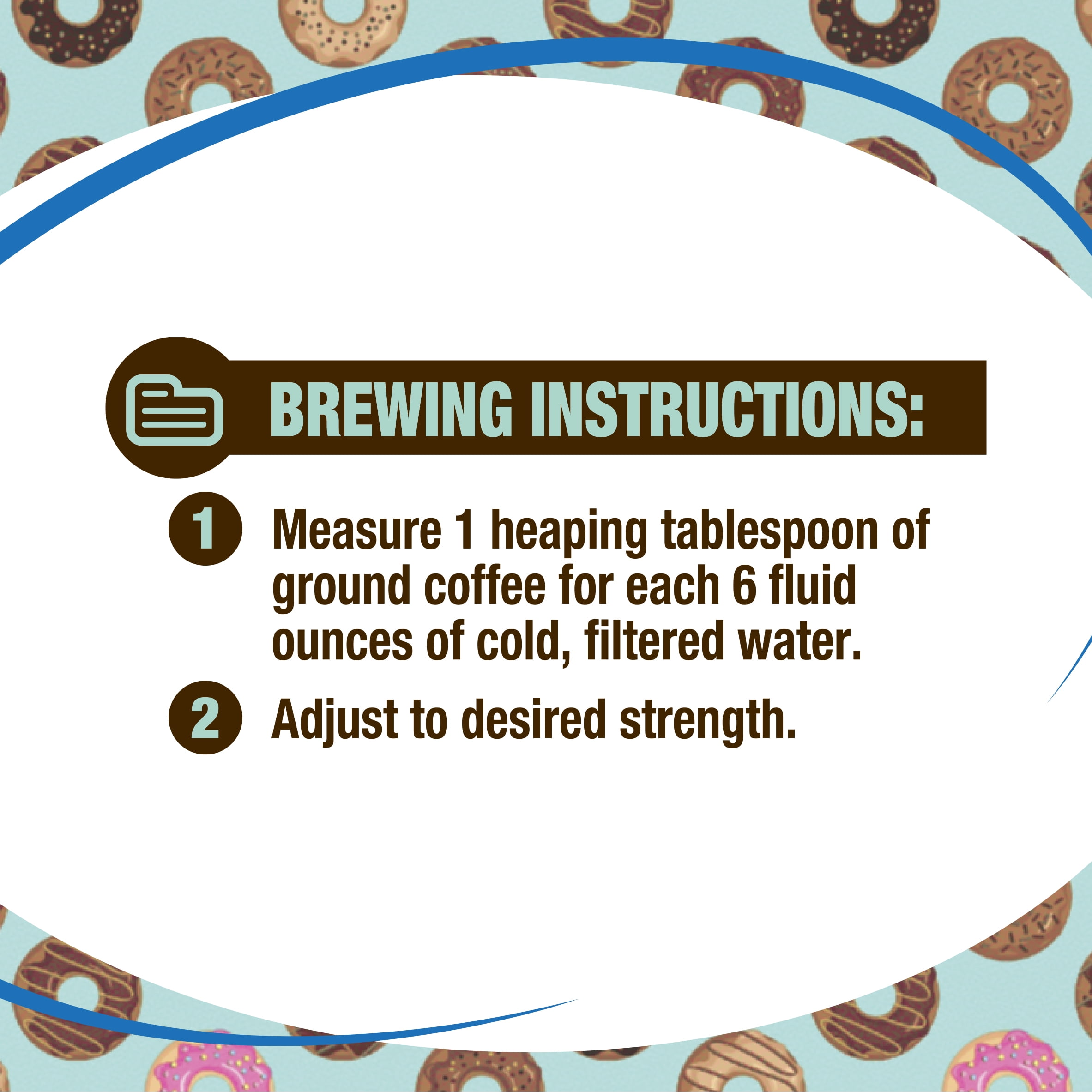 (6 pack) Great Value Donut Shop, 100% Arabica, Medium Roast, Ground Coffee, 12 oz