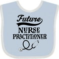 thumbnail image 3 of Inktastic Future Nurse Practitioner Girls Baby Bib, 3 of 4