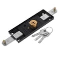 thumbnail image 2 of SHISUYAN Shutter Door Lock Security Rolling Gate Door Lock Heavy Duty Lock Shutter Door Lock with Keys for Commercial and Residential Use (Bottom Shutter Door Lock ), 2 of 8