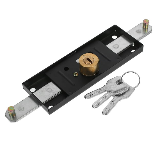 Cerradura de seguridad para puerta enrollable, resistente, con llave para uso comercial y residencial (inferior)