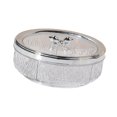 thumbnail image 1 of Bandeja giratoria para servir snacks con 6 compartimentos, transparente, reutilizable, para arco de plata, 1 of 9
