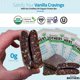 thumbnail image 4 of Organic Protein Bars, Dark Chocolate and Vanilla (10 Pack) - Plant Based Protein, Gluten Free, Vegan, 4 of 5
