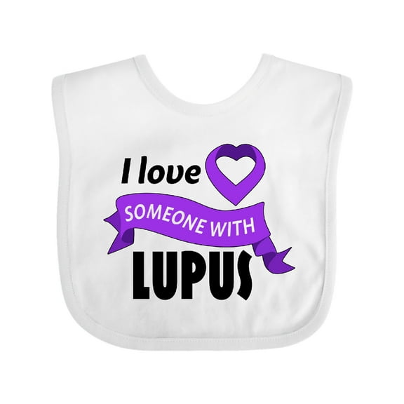 Inktastic I Love Someone with Lupus Boys or Girls Baby Bib