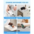 thumbnail image 5 of Wireless Charging Station Stand, 3 in 1 Magnetic Charger Stand for iPhone 15/14/13, Foldable Travel Charger Dock for AirPods Pro/3/2, Watch 2-9/SE/Ultra, 5 of 6