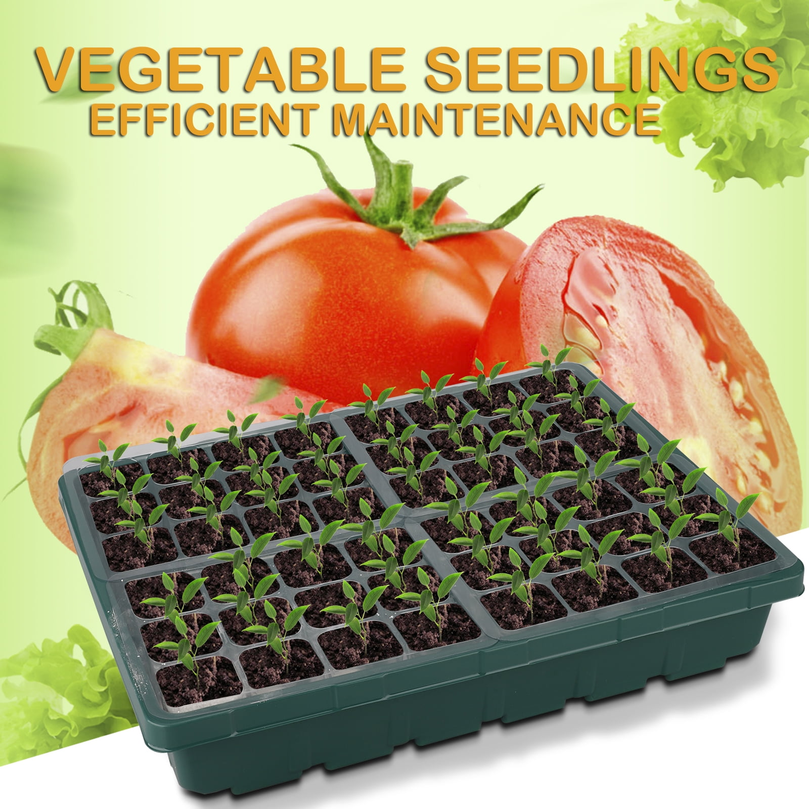1set 48hole Peat Pots Greenhouse Supply Plant Pot Garden Plant Pot