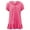 Pink, variant on Girls' Hooded Zip-up Swim Beach Terry Swimsuit Cover Up (2T-16)