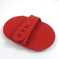 thumbnail image 6 of 2 Dog Pet Grooming Brush Comb Hair Soft Scrubber Rubber Oval Strap Bath Handle, 6 of 6
