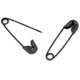 thumbnail image 3 of 1000 Pack Safety Pins Exquisite 19Mm Black Tone Metal Clothing Accessories Trimming Fastening Tool Findings Small Metallic Clip Buttons Fastener Tool, 3 of 3