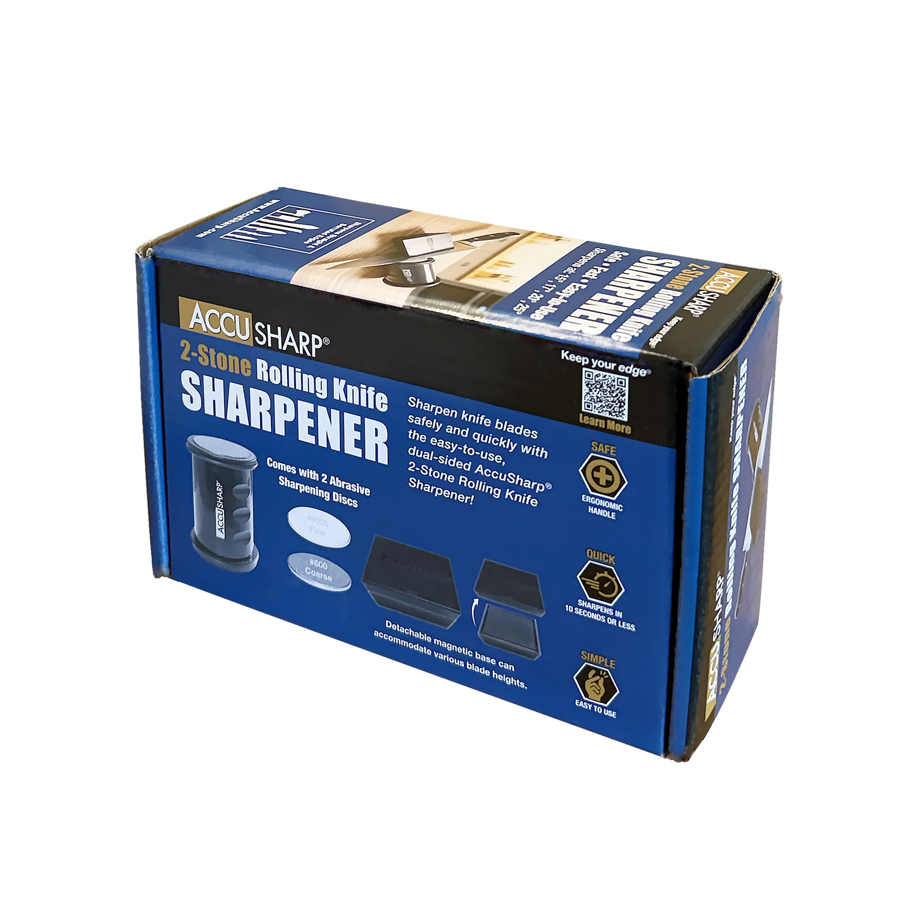 AccuSharp 2-Stone Rolling Knife Sharpener