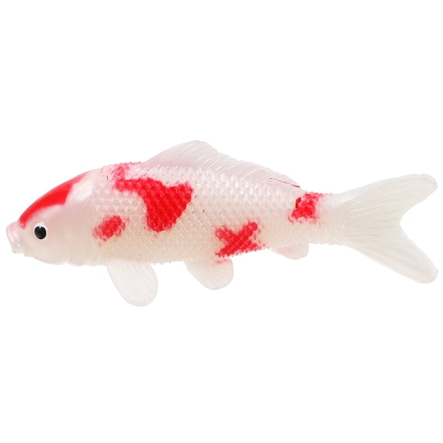 Realistic Artificial Goldfish Model Fish Tank Decorations Fake Floating Fishes Mini Koi Fish Figurines Plastic Fish Ornament for Aquarium Fishpond