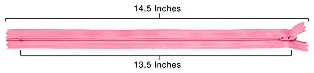 100 - YKK #3 Coil Zipper, 13.5 inch Length, Holiday Pink 515