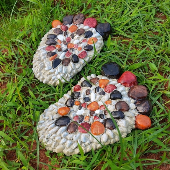Outdoor Decorative Pebbles Stepping Stones