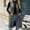 Dark Gray women's sleeveless vest cardigan a1, variant on Women's Fall Winter Sleeveless Button Down Open Front Vest Cardigan Coat Casual Long Basic Layer Top, Navy L