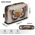 thumbnail image 3 of Standing Pencil Case with Base Large Capacity Stationery Pouch Pen Bag with Zipper for Women Men Gorgeous Colors Butterfly, 3 of 7
