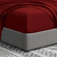 thumbnail image 4 of Swift Home Luxury 6-Piece Sheet Set with Extra Pillow Case, Queen, Burgundy, 4 of 8