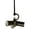 Oil-Rubbed Bronze#5, variant on 9.75"" Satin Black 3-Light Pendant Light Fixture - Vintage Ceiling Hanging Light with 6"" Linen Cord, E26 Base, UL Listed for Home Lighting, Kitchen & Bedroom