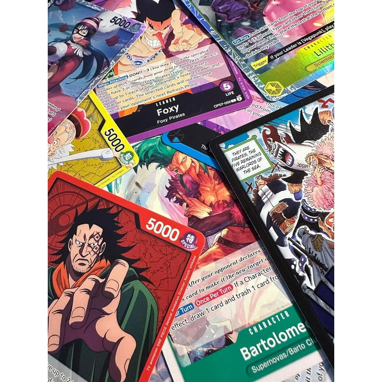 BANDAI HOBBY One Piece Card Game, 50 Cards with 5 Foil