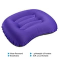 thumbnail image 3 of Unique Bargains Inflatable Pillow, Large 17 x 13' Ultralight Camping Travel Pillow, Purple, 3 of 7