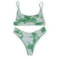 thumbnail image 2 of LSLJS Women Sexy Tie-dye Pattern with Panty Bikini Set Two Piece Swimwear, 2 of 8