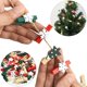 thumbnail image 2 of 10 Uds árbol de Navidad copo de nieve guante alce foto de madera Clip pinza para la ropa decoración Peg, 2 of 5