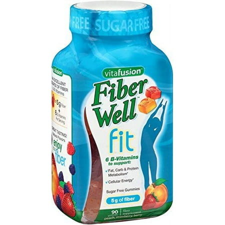 Vitafusion Fiber Well Fit Gummies, 90 Count (Packaging May Vary)