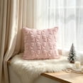 thumbnail image 2 of Christmas Pillow Covers 18x18 inch Christmas Decorations Clearance, Sofa Couch Pillow Covers Square Fall Winter Decor Pillowcase for Farmhouse, Holiday Decorative Throw Pillow Covers for Home, Pink, 2 of 6