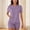 Purple women summer two piece set a1, variant on Cagogo Women's 2 Piece Workout Shorts Set Casual Yoga Outfits Loose Short Sleeve Crew Neck Tops Comfy Pants Matching Lounge Sets Tracksuits Loungewear Travel Outfit Clothes, Purple 2XL