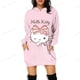 thumbnail image 3 of Sudadera con capucha de dibujos animados Kawaii HELLO KITTY para mujer, sudadera con estampado gráfico Y2K de estilo Harajuku, sudadera con capucha de los años 90 para mujer, 3 of 5