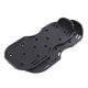 thumbnail image 5 of 1 par de zapatos aireadores de césped cómodos para césped con suelo de pala de acero inoxidable negro Cola Zapato de aireador de césped, 5 of 7