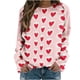 thumbnail image 2 of Puntoco Moda Mujer Impreso Camiseta Suelta Blusa De Manga Larga Cuello Redondo Casual tops Sudaderas Con Capucha Puntoco Puntoco-3613, 2 of 4
