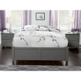 thumbnail image 3 of Concord Queen Bed with Footboard and Twin Extra Long Trundle in Grey, 3 of 8