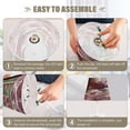 thumbnail image 5 of BZSMCE Table Lamp Creative Tea Set with Pink Roses Simple Pattern Night Light, 5 of 8
