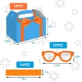 thumbnail image 4 of 12 Pcs Orange Blue Party Favor Box DIY English Teacher Boxes Paper Orange Gift Boxes with Eyeglasses for Birthday Decorations, 4 of 4