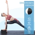 thumbnail image 5 of WLGJL 2 Pcs Yoga Block with yoga ropes - Supportive Latex-Free Eva Foam - Soft Non-Slip Surface, Pilates, Meditation - Yoga Accessories for Stability, Balance, Deepen Stretches (Black), 5 of 5