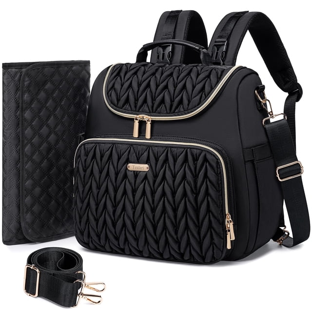 Mochila para pañales Tealari, convertible 4 en 1, impermeable