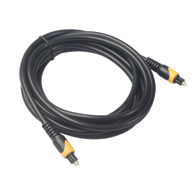 EeaseCA Câble Audio Fibre Optique Numérique Carré 3m Port Toslink Câble Coaxial SPDIF pour Amplificateurs Lecteur QHG01