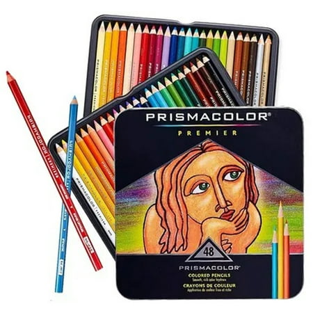 Prismacolor Premier Colored Pencils 48 Colored Soft Core Pencils Set