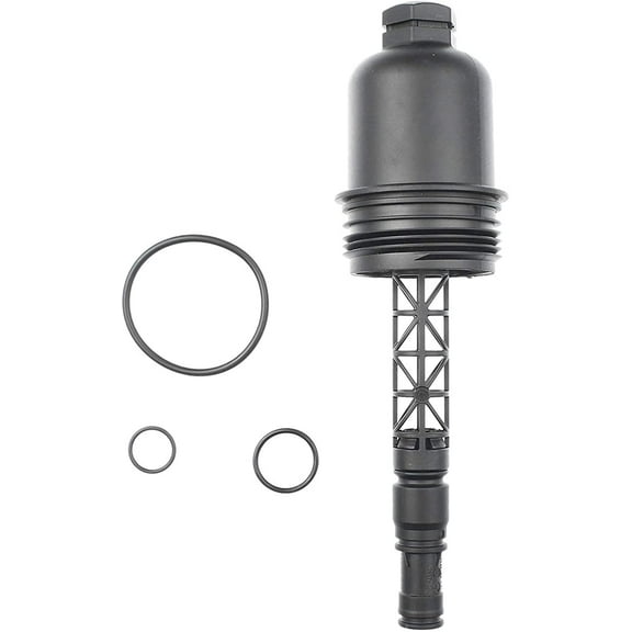 A-Premium Oil Filter Housing Cover Cap Compatible with Mercedes-Benz S204 C250 2012-2015 W204 C250 2012-2014 R172 SLK250 2012-2015 1.8L with O-Ring